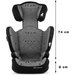 Fotelik samochodowy 15-36kg Xpand Kinderkraft - black