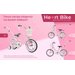 Rowerek dla dziewczynki Heart Bike 12