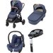 Wózek wielofunkcyjny 4w1 Adorra + Cabrio Fix + baza Maxi-Cosi - Sparkling Blue