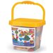 Wielkie wiadro z klockami mini blocks 134 elementy Wader