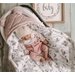 Kocyk do fotelika uniwersalny Babysteps - wilki sky gray