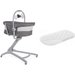 Leżaczek krzesełko Baby Hug Air 4w1 Chicco + materacyk piankowy Fiki Miki - dark grey