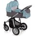 Wózek wielofunkcyjny Dotty 3w1 + Leo Baby Design - turkusowy