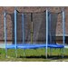 Trampolina ogrodowa z siatką wewnętrzną 244cm Enero - niebieska
