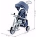 Rowerek trójkołowy Jazz Kinderkraft - denim