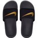 Klapki młodzieżowe Kawa Nike - black/gold