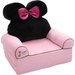 Fotel rozkładany 3 w 1 z mechanizmem grającym Kidsee - Różowa myszka