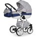 Wózek wielofunkcyjny 3w1 Nano Ecco + fotelik Riko - denim