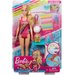 Barbie Lalka pływaczka zestaw z pieskiem Mattel