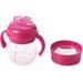 Kubek Transitions treningowy miękki ustnik 2w1 4m+ 150 ml Oxo - Pink
