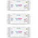 Chusteczki nawilżane wodą 3pak H2O wipes - Chusteczki 3pak