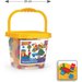 Wielkie wiadro z klockami mini blocks 134 elementy Wader