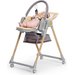 Krzesełko do karmienia leżaczek 2w1 Lastree Kinderkraft - wood