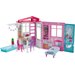 Barbie przytulny domek z wyposażeniem Mattel