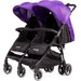 Wózek bliźniaczy Kuki Twin + Zestaw Kolorystyczny Baby Monsters - purple