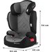 Fotelik samochodowy 15-36kg Xpand Kinderkraft - black