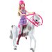 Lalka Barbie i koń Mattel