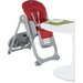 Krzesełko do karmienia Polly Magic Relax 4 kółka Chicco - Red Passion