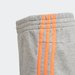 Spodenki dziewczęce Essentials 3-Stripes Adidas - medium grey heather/signal coral