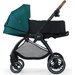 Wózek Spacerówka Evolution Cocoon z miękką gondolą Kinderkraft - midnight green