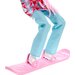 Barbie lalka sporty zimowe Mattel - snowboardzistka