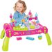 Różowy stolik z klockami First Builders Mega Bloks