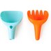 Zestaw łopatka + grabki Raki Quut - Blue, orange