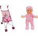 Lalka Bambolina + spacerówka dla lalki Smily Play