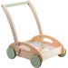 Drewniany wózek pchacz z klockami The Wildies Family Joueco