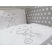 Pościel dziecięca 5-el. Savea - szare koty