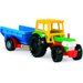Traktor z przyczepą transportową wywrotką Color Cars Wader