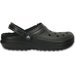 Chodaki Classic Fuzz-Lined Clog Crocs - black/black