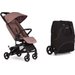Wózek spacerowy kompaktowy z torbą transportową Miley Easywalker - Desert Pink