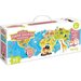 Puzzle Mapa Świata figurki zwierząt 4+ Czuczu