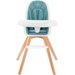 Krzesełko do karmienia Tixi Kinderkraft - turquoise