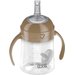 Pierwszy kubek z obciążoną słomką 150ml Lovi - brown