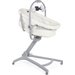 Leżaczek krzesełko Baby Hug Air 4w1 - white snow