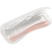 Zestaw łyżeczek silikonowych w etui podróżnym 2szt Beaba - Old Pink