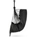 Fotel brazylijski, hamak Boho XXL Outtec - black