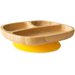 Miseczka bambusowa trójdzielna z przyssawką Ecorascals - żółty