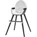 Krzesełko do karmienia 2w1 Fini Kinderkraft - white/black