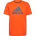 Koszulka juniorska Designed To Move Big Logo Tee Adidas - pomarańczowy