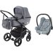 Wózek dziecięcy 3w1 Reggio Adamex + fotelik Cabrio Fix Maxi-Cosi - Y-6/grey/blue