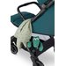 Wózek spacerowy Jackey z torbą transportową Easywalker - Teal Green