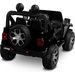 Terenowy pojazd na akumulator Jeep Rubicon Toyz by Caretero - black