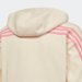 Bluza juniorska 3-Stripes Full-Zip Adidas - beżowa