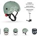 Kask dla dzieci 1-5 lat Scootandride - Green Lines