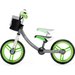 Rowerek biegowy 2Way Next z akcesoriami Kinderkraft - green/gray
