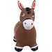 Skoczek konik gumowy Sun Baby - brązowy