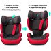 Fotelik samochodowy Huggi Isofix 15-36 kg Caretero - czerwony
